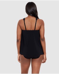 Miraclesuit Swimwear  - Razzle Dazzle Dazzle DD Cup Loose Fit Underwired Tankini Top