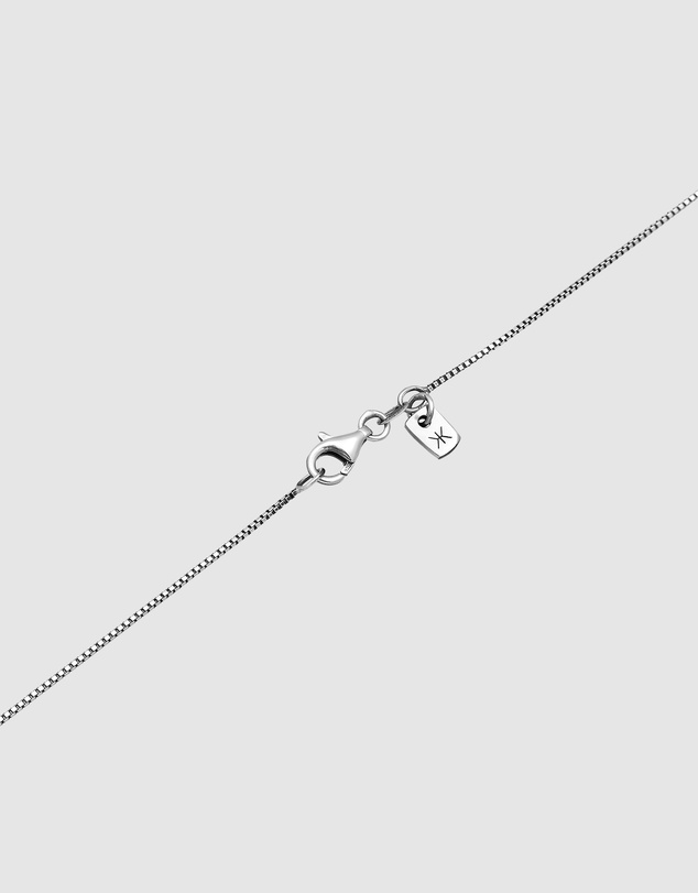 Kuzzoi - ICONIC EXCLUSIVE - Fish Pendant Necklace in Oxidised 925 Sterling Silver