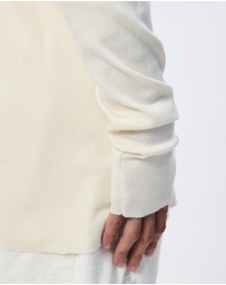 Surrounded By Ghosts - The Gypsum Slim Rib Knit Long Sleeve T-Shirt