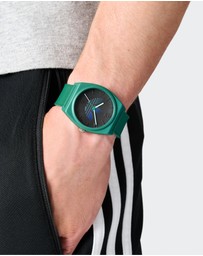 adidas Originals - Project Two Analogue 38mm Black Dial and Green Resin Strap