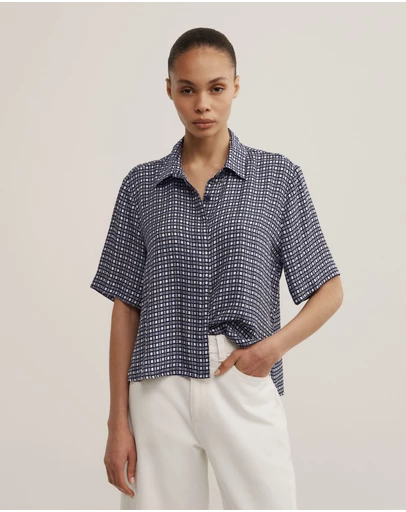 Witchery - Scarf Print Shirt