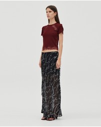 Third Form - Refract Bias Maxi Skirt