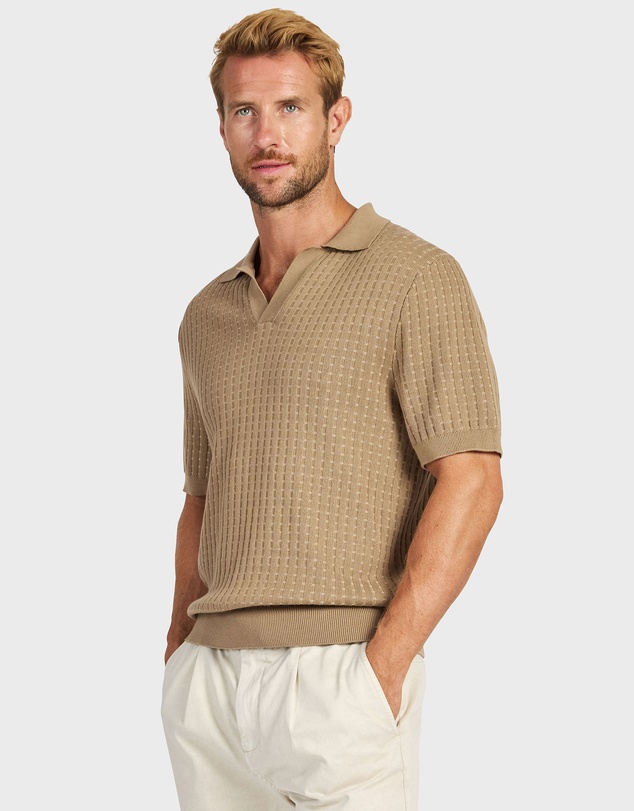 Academy Brand - Sanders Knit Polo