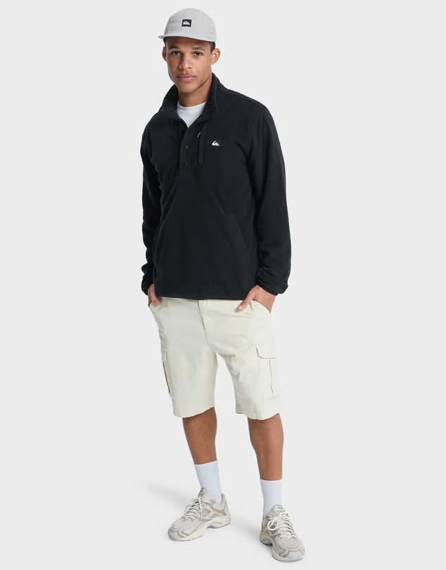 Quiksilver - Mens No Destination Half Zip Fleeece Jumper