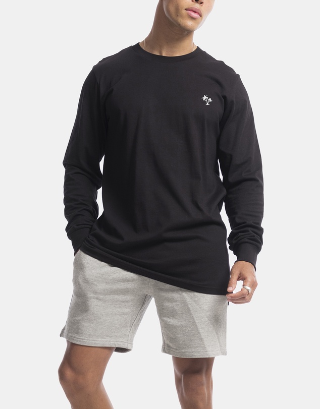 Vacancy Co - Palm Embroidery Long Sleeve Tee