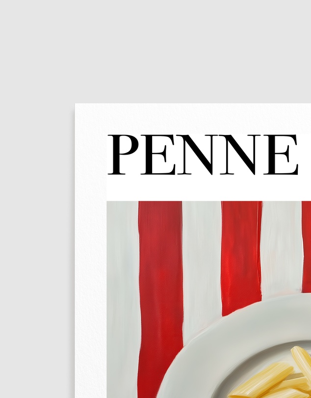 Olive et Oriel - Penne Rigate by Andreas Magnusson Art Print