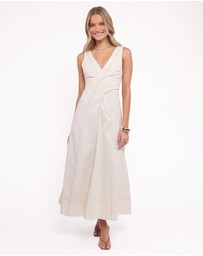 Petal & Pup - Saffron Midi Dress - Ivory