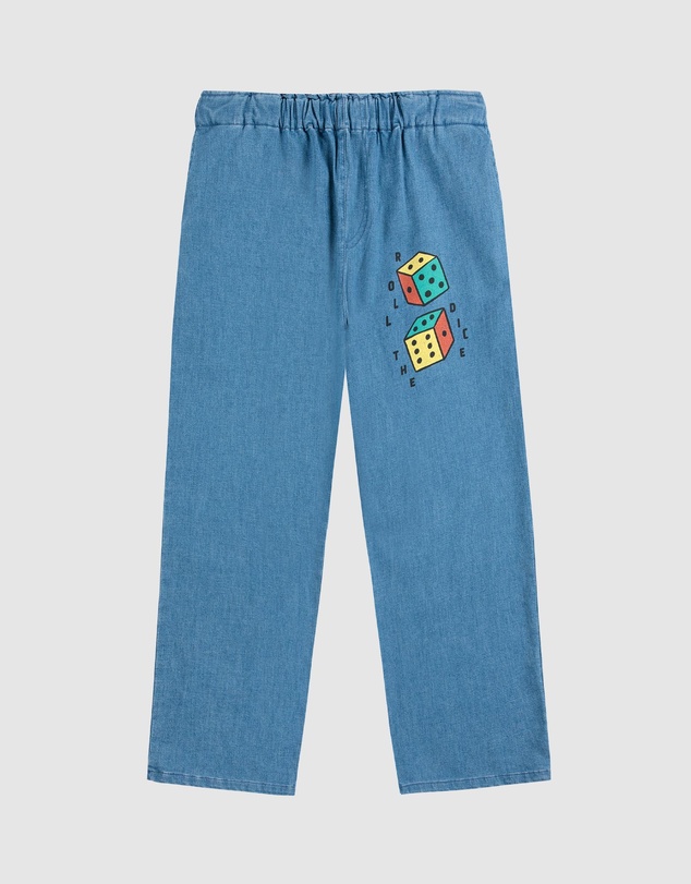 Bobo Choses - Roll The Dice Light Denim Pants - Kids-Teens
