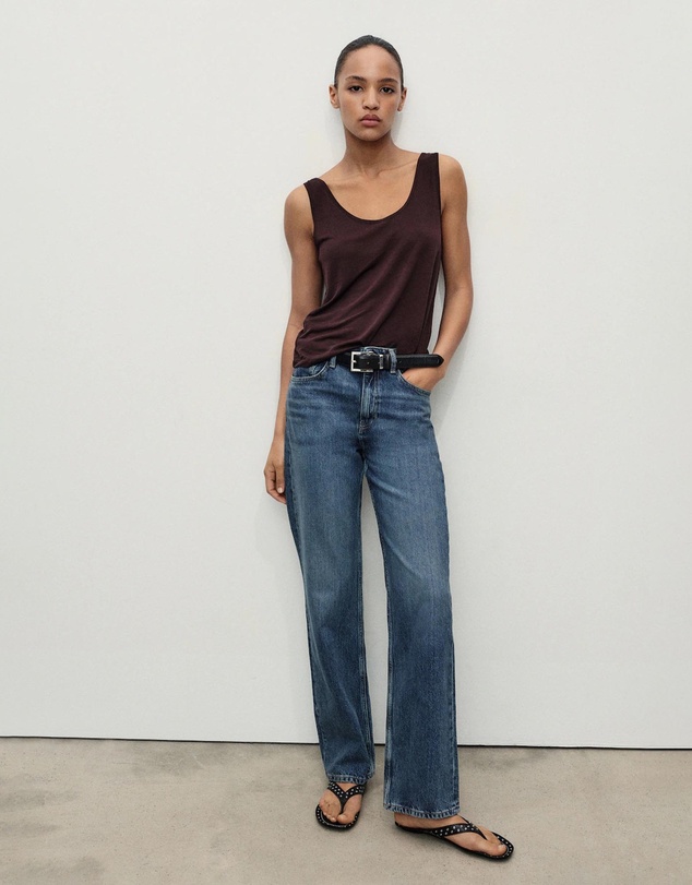M.N.G - Matilda Medium-Rise Straight-Fit Jeans