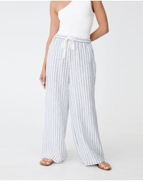 Forcast - Milos Wide Leg Linen Pants
