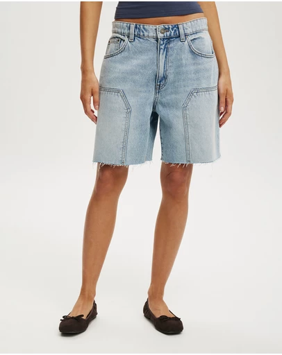 Cotton On - Relaxed Denim Short