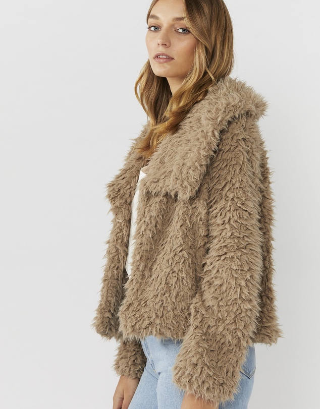 Everly Collective - She's With Me Teddy Jacket