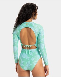 Roxy - Womens Hula Hibiscus One Piece Swimsuit