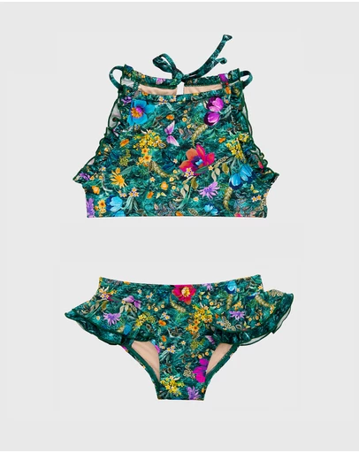Aqua Blu Kids - Elm Halter Neck Bikini Set - Kids