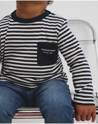 Country Road - Cotton Long Sleeve Pocket T-shirt