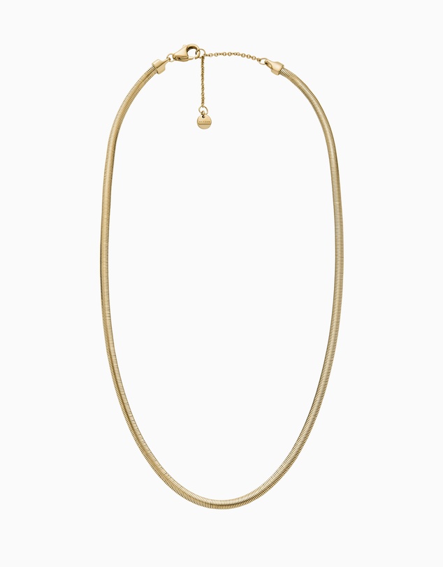 Skagen - Moderne Stak Gold Tone Necklace