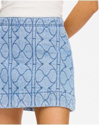 KIVARI - Joey Denim Mini Skirt