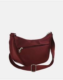 Pierre Cardin - Pierre Cardin Nylon Anti-Theft Crossbody Bag