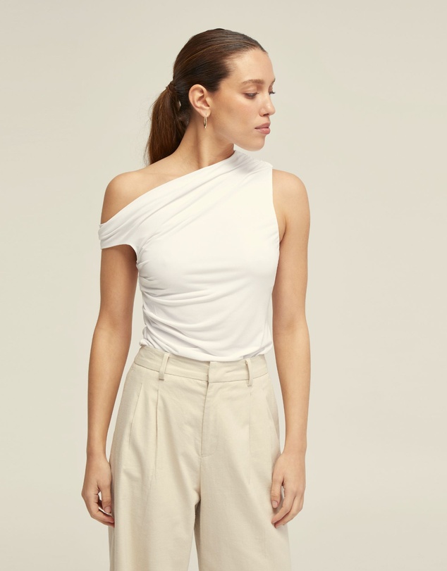 Oxford - Becca Half Lined Jersey Top