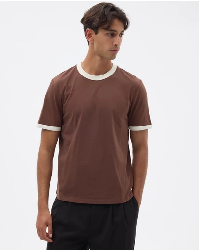 AERE - Fitted Ringer Tee
