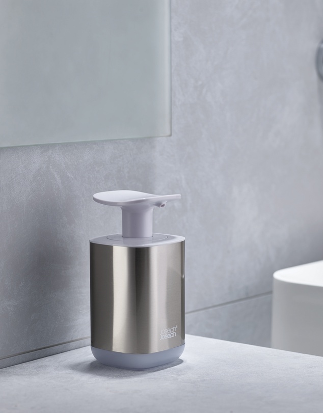 Joseph Joseph - Presto™ Stainless Steel Hygienic Soap Dispenser (White)