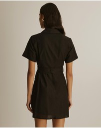 Atmos&Here - Lia Linen Blend Blazer Mini Dress