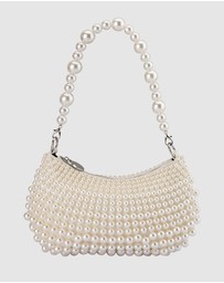Olga Berg - Pia Pearl Croissant Bag