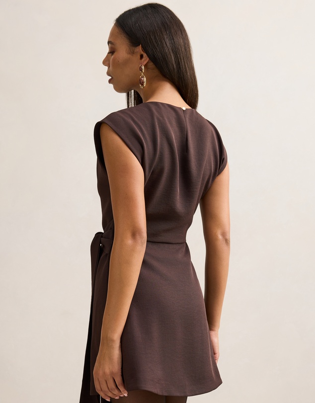 Forever New - Peony Tie Front Mini Dress