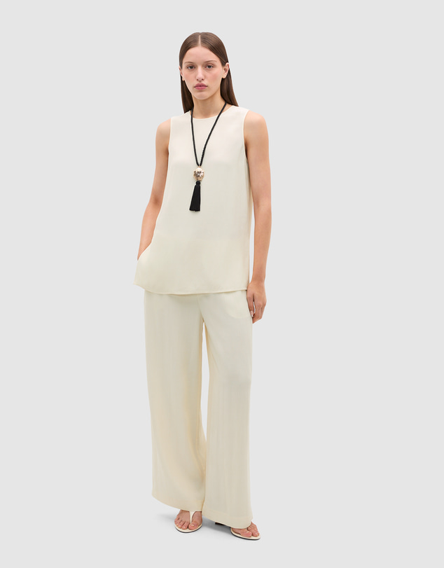 Seed Heritage - Textured Self Stripe Shell Top