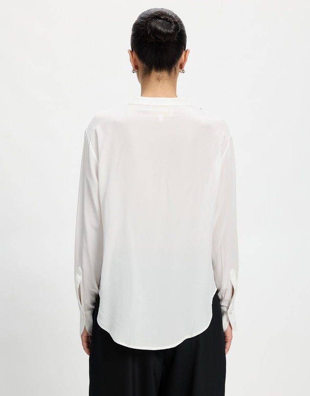 Lindsay Nicholas New York - Tuxedo Blouse