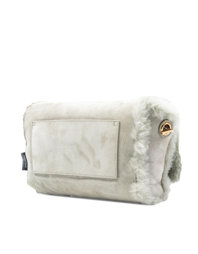 Pre-Loved by Azura Reborn - Pre-Loved Medium Shearling Monogram Kate Reversible Shoulder Bag