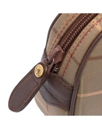 Pre-Loved by Azura Reborn - Pre-Loved burberry Textile Accessory Bag with Plaid Pattern and Zip Closure