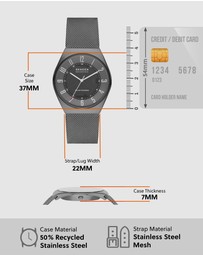 Skagen - Skagen Grenen Solar Powered Charcoal Watch SKW6836
