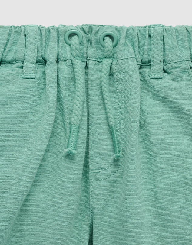 Purebaby - Linen Blend Short -Kids-Babies