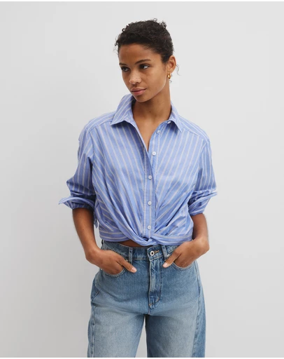 Country Road - Twist Crop Shirt