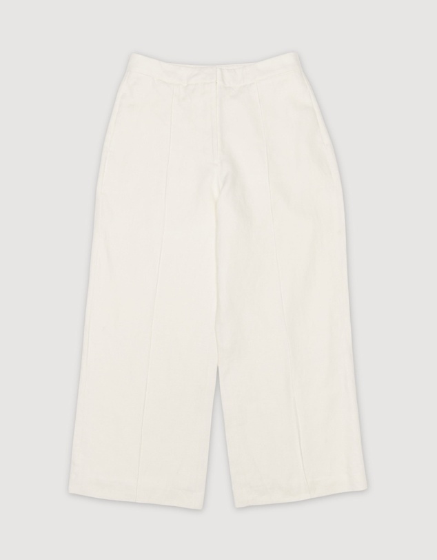 Revibe - Repaired Assembly Label Linen Pant