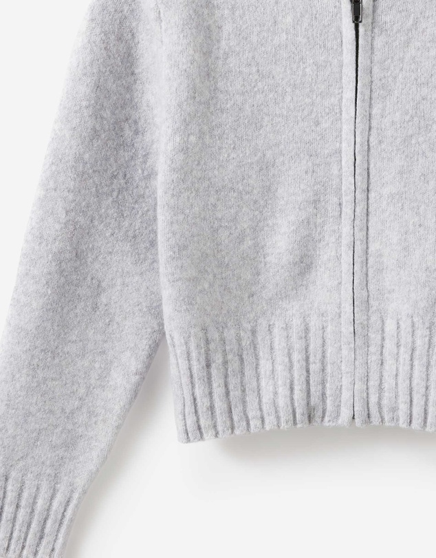 Cotton On Kids - Knitted Zip Through Hoodie