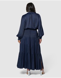 Pink Dusk by Curve Project - Glamorous Life Maxi Dress