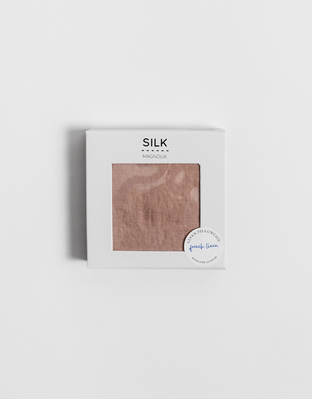 SILK MAGNOLIA - French Linen Pillowcase