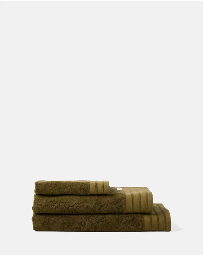Linen House - Marley Olive Towel Collection