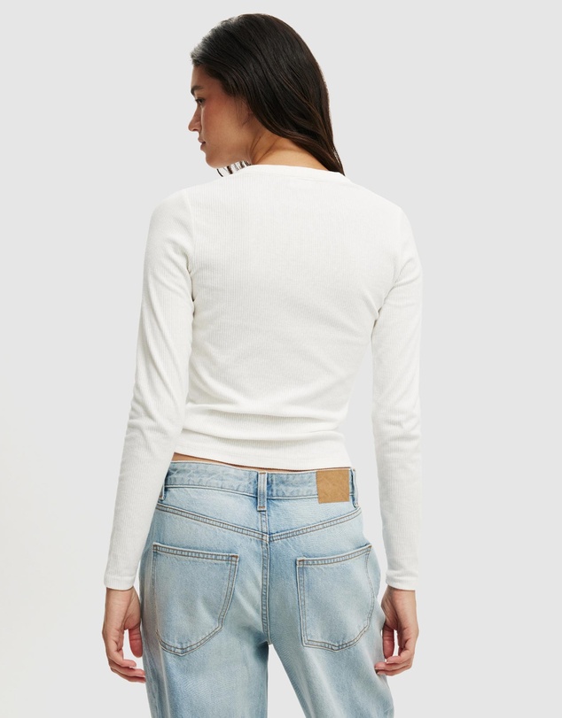 Cotton On - Ryan Henley Long Sleeve Top