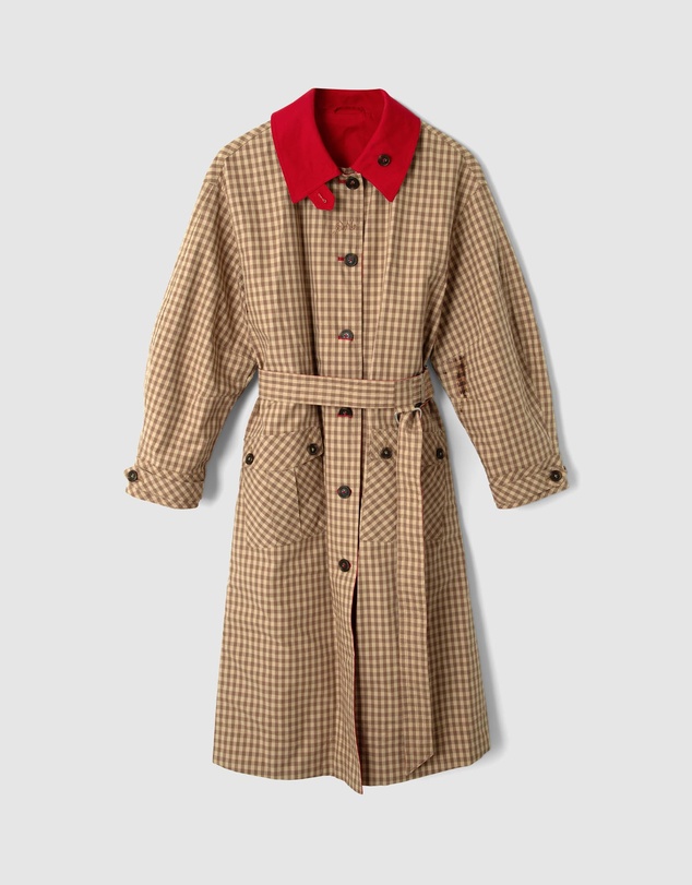 Damson Madder - Anja Reversible Honey Trench