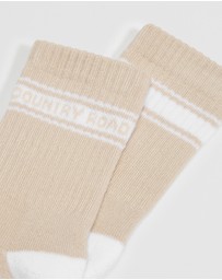 Country Road - Organically Grown Cotton Blend Cr Sport Crew Sock
