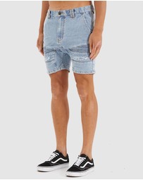Nena & Pasadena - Viper Denim Shorts