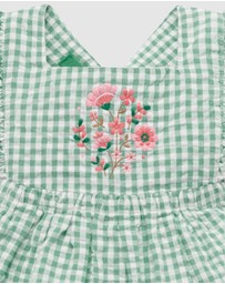 Purebaby - Gingham Romper -Kids-Babies