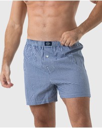 Coast Clothing - Grey 2 Pack Woven Boxers