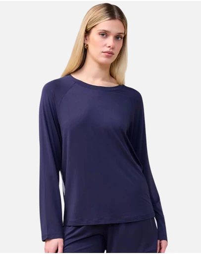 Gingerlilly - Solene Long Sleeve Top with Stripe