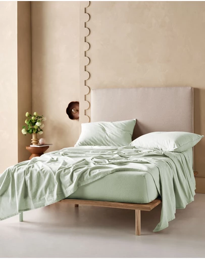 Linen House - Flannelette Plain-Dyed Sheet Set