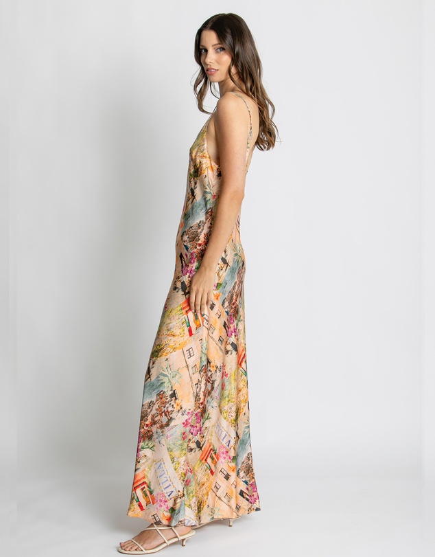 KACHEL - Selena Slip Maxi Dress