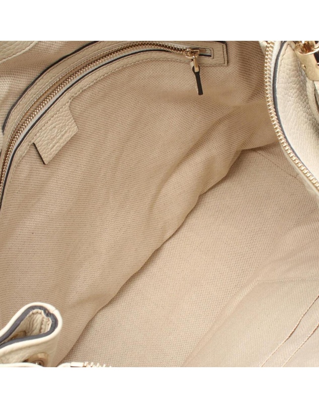 Pre-Loved by Azura Reborn - Pre-Loved Large Pebbled Calfskin Soho Convertible Hobo